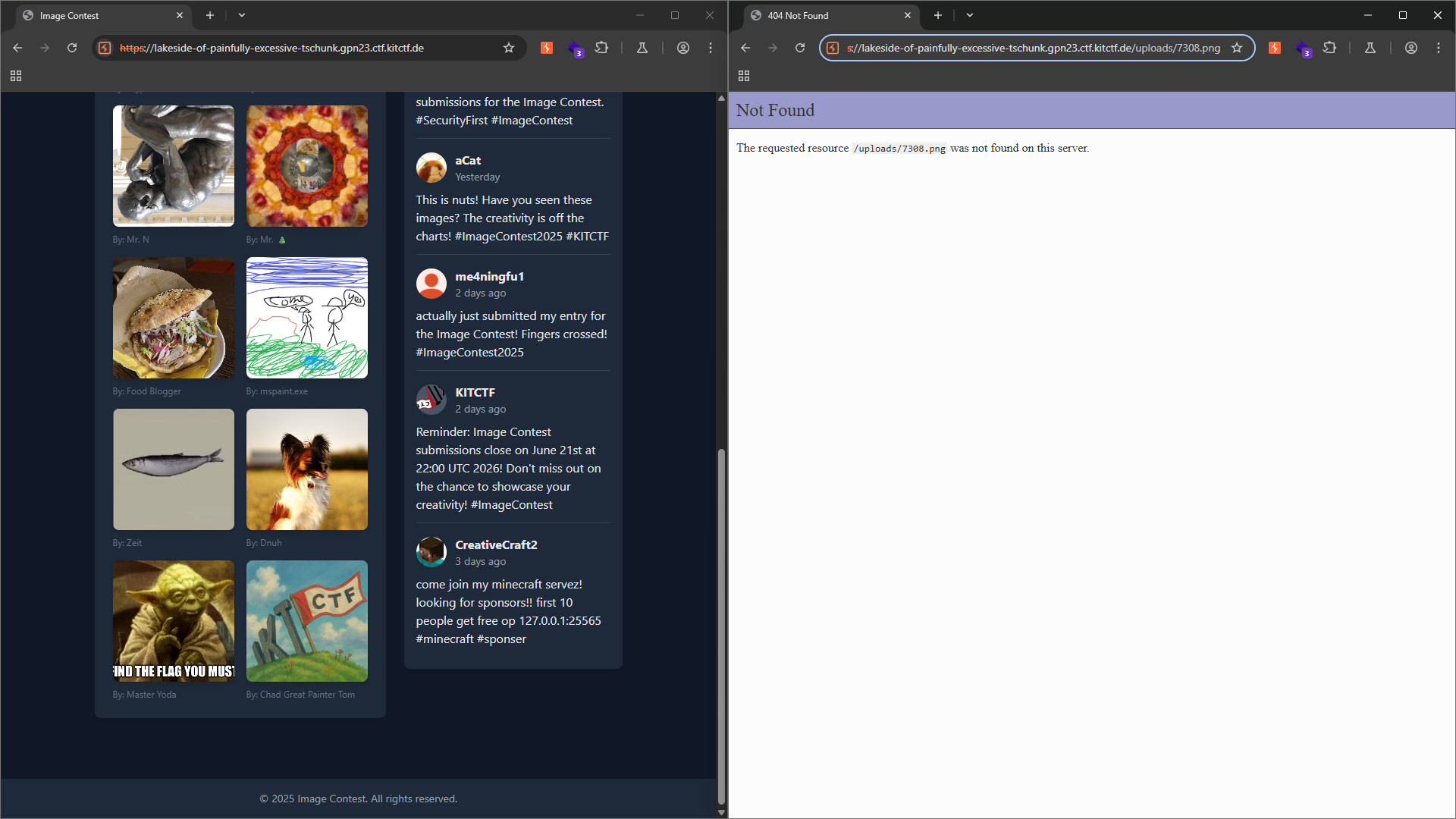 could not find the uploaded file