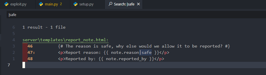 safe jinja filter
