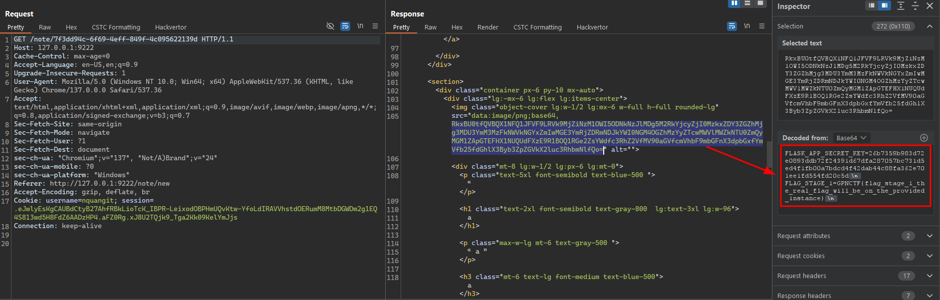 .env file content