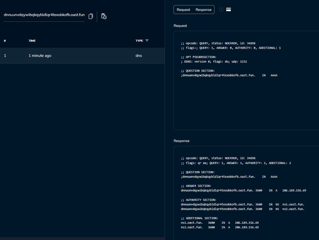 Interactsh Output