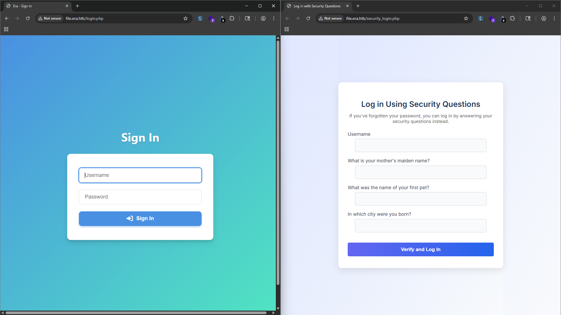 File backup page we can access