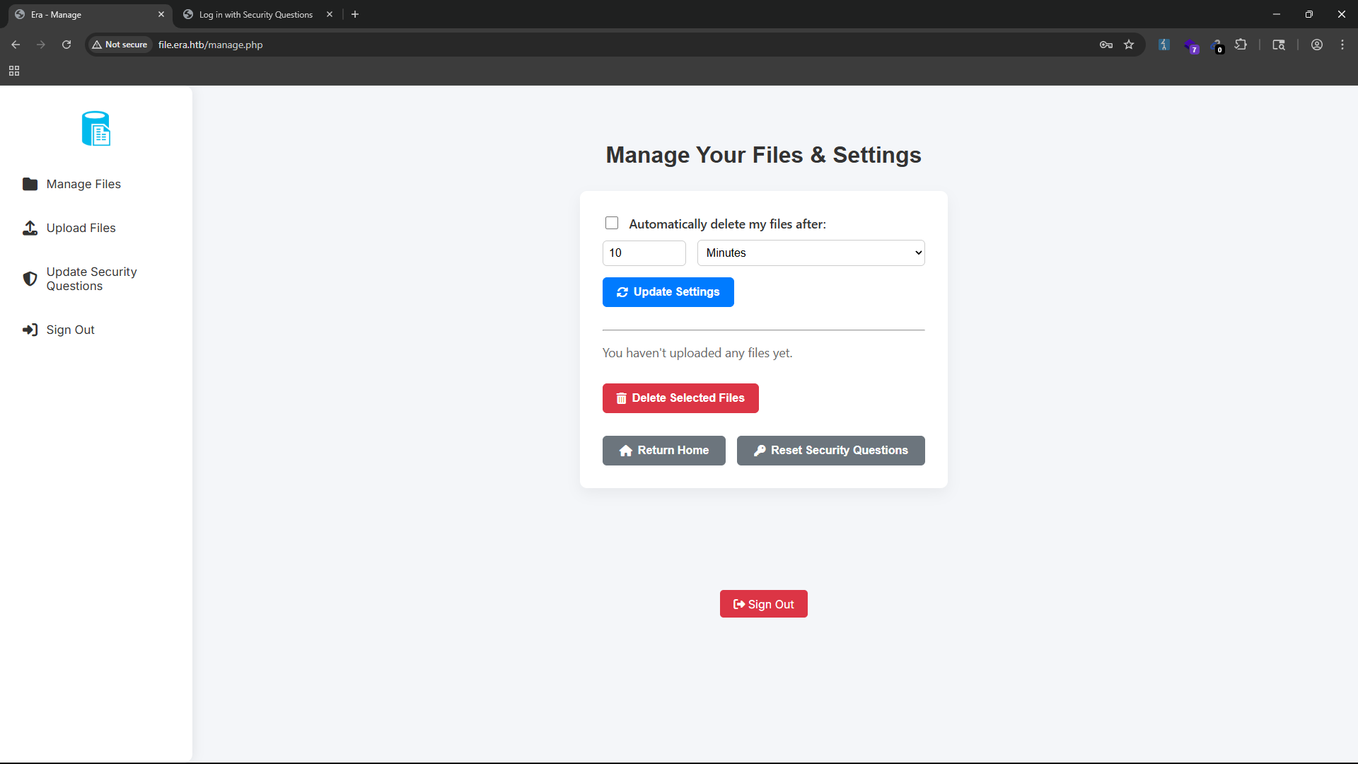 We can register and login